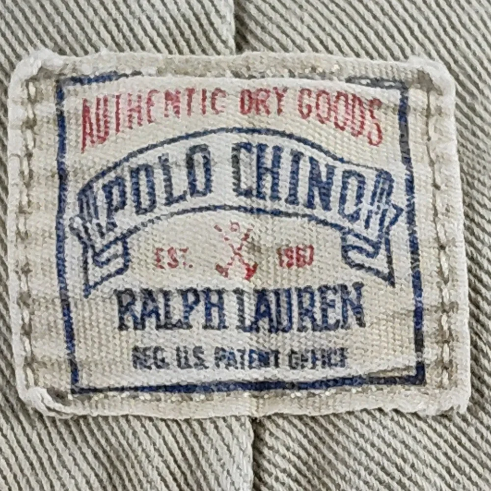 Polo Ralph Lauren Chino Shorts Mens W40 Khaki Double Pleated Cotton Twill